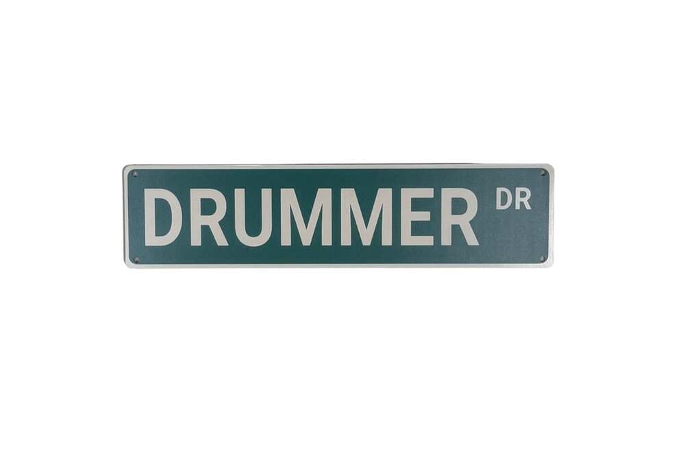 Drummer Rd Street Metal Street Sign 4X16